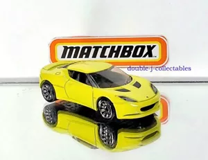 2021 Matchbox MBX EXOTIC 2008 Lotus Evora Yellow Loose - Picture 1 of 5
