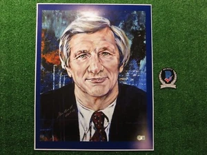 FOTO FIRMADA POR GIL BRANDT 16x20 Dallas Cowboys con inscripción HOF 19 CERTIFICADO DE AUTENTICIDAD BECKETT - Imagen 1 de 4
