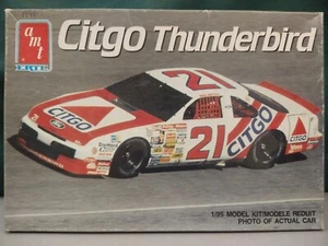 AMT Ertl 21 Dale Jarrett Citgo Ford Thunderbird Stock Car Toy Model Kit 1:25 - Picture 1 of 10
