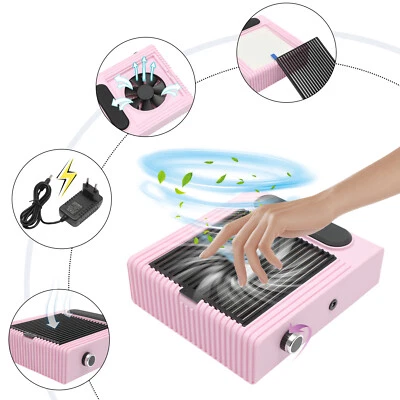 Staubabsaugung für Nagelstaub Saugsammler Tischabsaugung 80W Nagelstaubsauger DE - Bild 1 von 4
