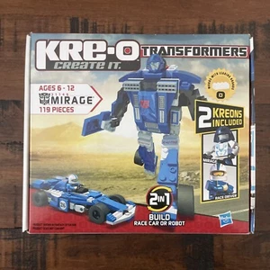 Transformers Hasbro 31145 Mirage KRE-O, 2 In 1 Build Race Car Or Robot - Picture 1 of 4
