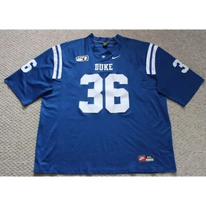 Camiseta cosida de fútbol americano NCAA Duke Blue Devils Nick Morris Jr #36 3XL XXXL Nike azul - Imagen 1 de 8