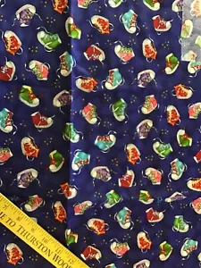 Sneakers “Lil Monsters” 2/3 yards Cotton Fabric with 5”sq cut out - Picture 1 of 4