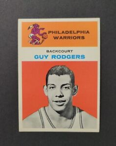 1961-62 Fleer Basketball #37 Guy Rodgers RC 