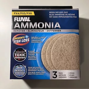 RA FLUVAL FX4/FX5/FX6 Ammonia Remover Pad - 3 pk - Picture 1 of 2