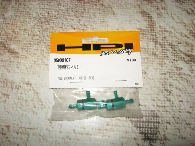 RC HPI Fuel Strainer Filter T Type Aluminum Green (2) 05000107 5000107 - Image 1 of 2