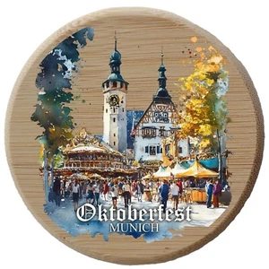 Oktoberfest München Germany Authentic Bierdeckel™ Bierdeckel Topper Untersetzer - Bild 1 von 4