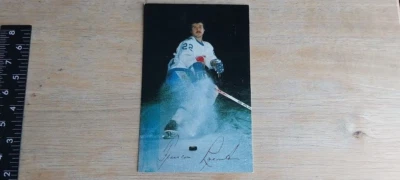 Francois Lacombe Quebec Nordiques Postcard 1976 77 Oakland Seals Buffalo WHA - Image 1 of 3