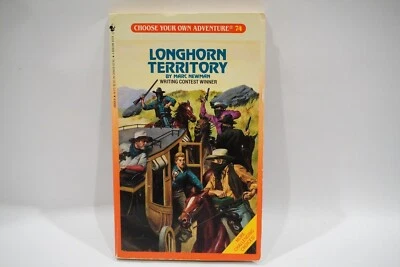 Longhorn Territory (Choose Your Own Adventure, No 74) by Marc Newman VTG 1987 - Image 1 of 4