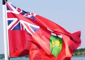 NUEVO 3x5 ft ONTARIO CANADÁ BANDERA CANADIENSE mejor calidad vendedor de EE. UU. - Imagen 1 de 4