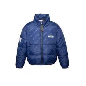 Seattle Seahawks Women’s 2XL Puffer Jacket Wear by Erin Andrews NFL Team Apparel - Picture 1 of 9
