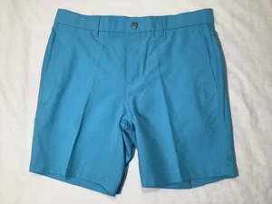 Original Penguin Shorts Mens 32 Blue Sport Golf Performance Stretch Wicking - Picture 1 of 11