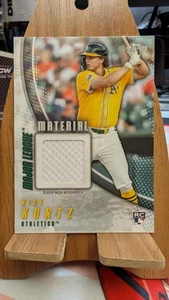 2025 Topps Update Nick Kurtz ROOKIE MAJOR LEAGUE MATERIAL RELIC! - Picture 1 of 2