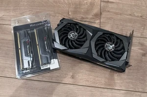 MSI NVIDIA GeForce GTX 1660 Super 6GB GDDR6 PCI Express 3.0 COMBO 16GB DDR4 RAM - Picture 1 of 5