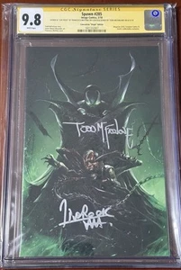 Spawn 285 CGC SS 9.8 MegaCon Virgin #1 of 666 Signed Todd McFarlane & Mattina! - Picture 1 of 6