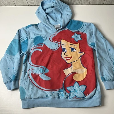 Sudadera con Capucha Niñas 10/12 RARA TIENDA DISNEY La Sirenita - ARIEL CON FLORES Foto 1 de 4
