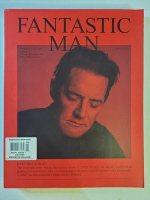 FANTASTIC MAN Magazine #22 (AW 2015) Kyle MacLachlan Twin Peaks NEW Foto 1 de 3