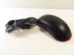 Microsoft Wheel Mouse Optical USB X802382 Black, Tested - Afbeelding 1 van 4