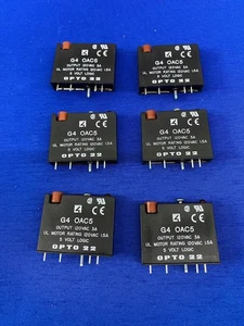 MÓDULO LÓGICO OPTO 22 G4 SALIDA OAC5 120VAC 5V - 1 LOTE CANTIDAD 6 - Imagen 1 de 3