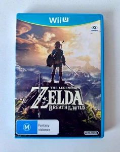 The Legend of Zelda Breath of the Wild Inc Artwork Wii U Like New Mint Disc AU - Picture 1 of 3