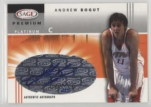 2005 SAGE Premium Authentic Portrait Platinum /5 Andrew Bogut #P1 Rookie Auto RC - Picture 1 of 3