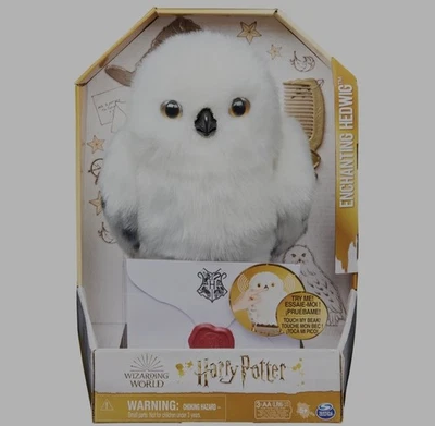 Harry Potters Singing Hedwig The Owl Brand New  - Image 1 of 4