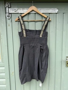 Matthew Williamson Mainline Black Jewelled Dress - UK  10 - Picture 1 of 5