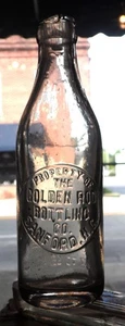 Rare Golden Rod Bottling Co. Soda Bottle Sanford, NC 1907 - Picture 1 of 5