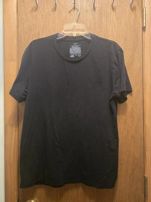 Camiseta grande jaspeada azul oscuro cuello redondo Alfani para hombre  Foto 1 de 3