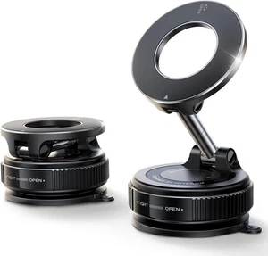 For Magsafe Car Mount Suction Cup, Vacuum Magnetic Phone Holder Van iPhone 16 17 - Picture 1 of 7