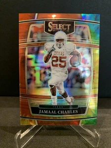 2022 Select Draft Picks Jamaal Charles TIE-DYE Prizm /25 - Picture 1 of 2