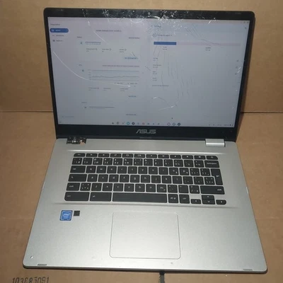 ASUS C523NA 1.1 GHz 15" 64GB EMMC 4GB RAM Intel Celeron N3350 Chromebook - Image 1 of 4