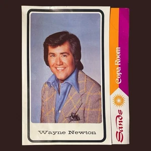 Vintage 1970s Copa Room Menu Sands Las Vegas NV Wayne Newton - Bild 1 von 3