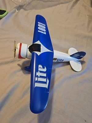 Miller Brewing Co Die Cast Vega Plane Bank Lite Beer Advertise Liberty Classics  - Image 1 of 2