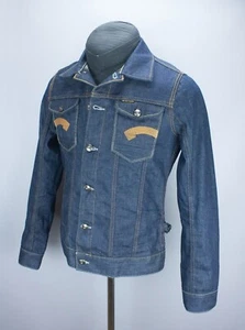 G-Star Heller Border Arc Jacket Border Denim Tumble Raw Size M Blue 100% Cotton - Picture 1 of 18