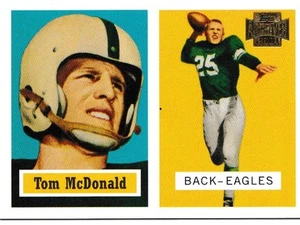 2001 Topps Archives Tom McDonald Football Trading Card #43 Eagles - Picture 1 of 2