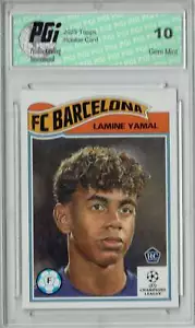Lamine Yamal 2023 Topps Living Set #596 FC Barcelona Rookie Card PGI 10 - Picture 1 of 1
