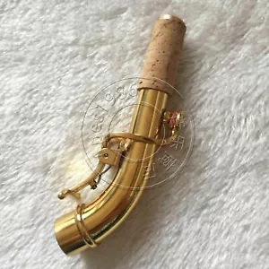 Excelente saxofón soprano cuello lacado dorado material latón 17 o 16,8 mm - Imagen 1 de 2