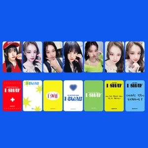 7 pezzi/set Kpop (G)I-DLE I SWAY Membro Scheda Fotografica Autoprodotta HD Fotocard - Foto 1 di 7