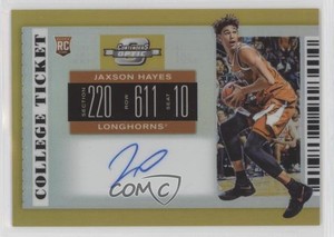 2019-20 Panini Contenders Draft Picks Optic Gold /10 Jaxson Hayes Rookie Auto RC