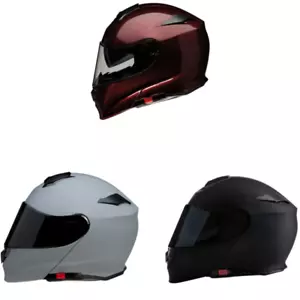 2024 Z1R Solaris Solid Modular Street Motorcycle Helmet - Pick Size & Color - Picture 1 of 10