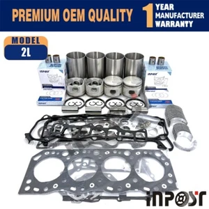 2L 2LT Overhaul Rebuild Kit For Toyota 2L 2LT Engine Piston Ring Liner Gasket - Picture 1 of 6