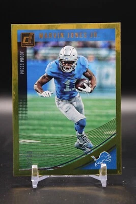 Marvin Jones Jr., Detroit Lions, 2018 Donruss, Gold, 20/50, #100 - Image 1 of 2