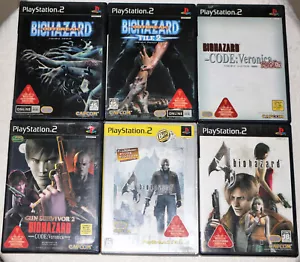 PS2 Games Biohazard 4 Code Veronica Outbreak File 2 Gun Survivor NTSC-J Japan - Picture 1 of 8