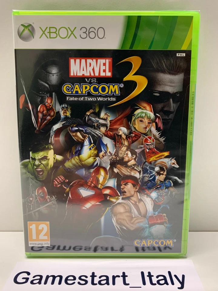 Marvel VS Capcom 3 Xbox 360 PAL ITA disco Zero Graffi