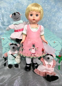 Madame Alexander 8" THREE BLIND MICE  #39945 Mint-Restrung W/box,tag, COA - Picture 1 of 12