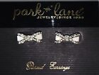 Park Lane Pave Stone Bow Stud Earrings