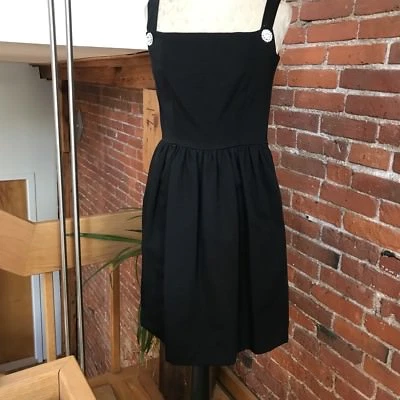 Vestido de cóctel vintage Oscar de la Renta con chaqueta estrás LBD algodón 4 Foto 1 de 4