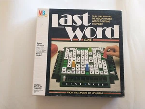 LAST WORD Board Game 4508 Milton Bradley 1985 Vintage Complete - Imagen 1 de 9