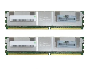 HP 397411-B21 2GB Kit (2x1GB) PC2-5300 DDR2 ECC CL5 240P Memory 398706-051 - Picture 1 of 1